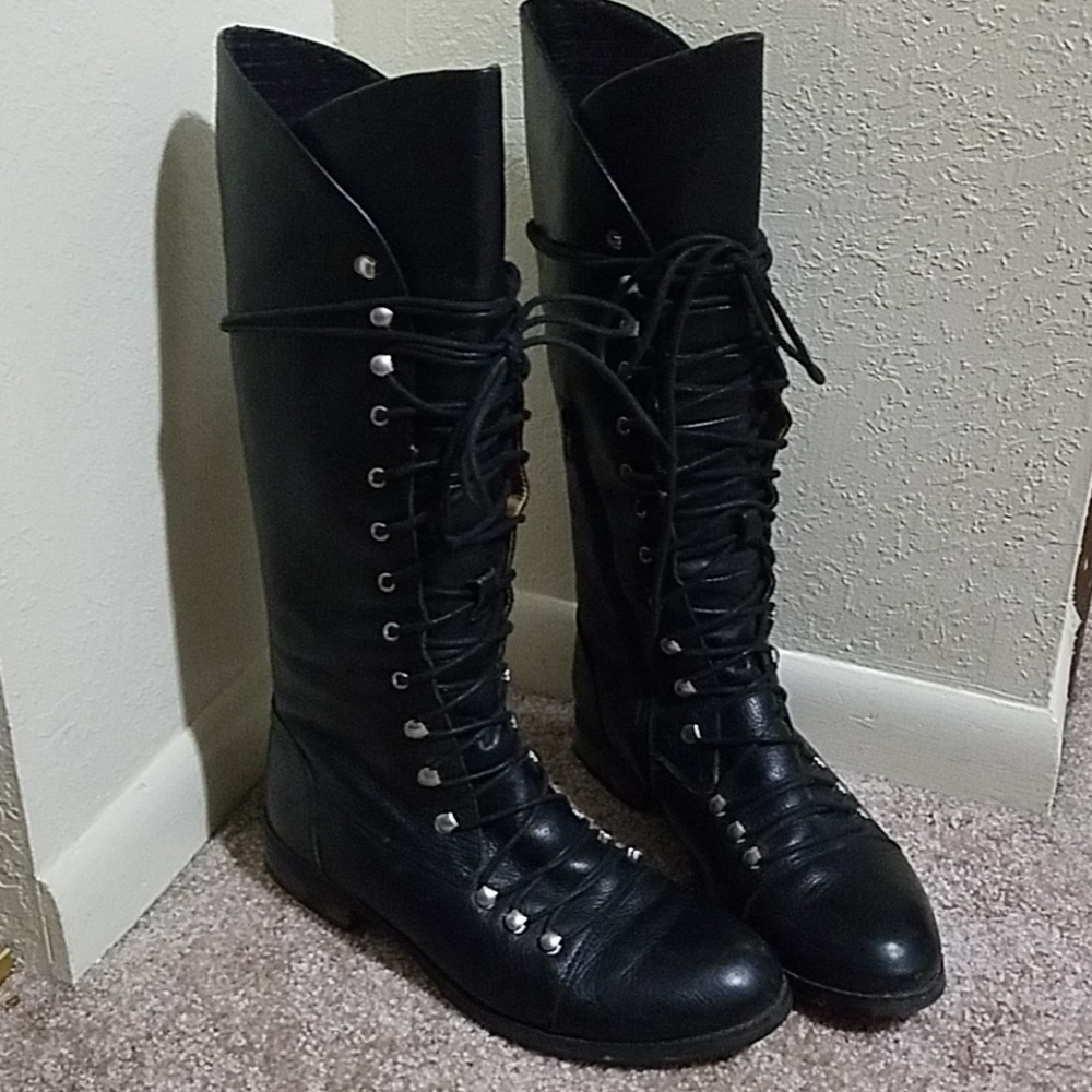 Sz 8 Miz Mooz Hannah Boots GENUINE LEATHER
